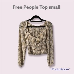Free People fitted top size small